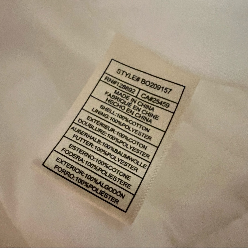 White bubble hem Skirt - Picture 3 of 6